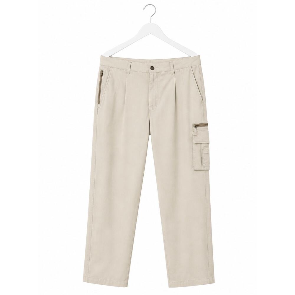 Orvis Khaki Cargo Pants Womens Size 42 Cotton Utility Outdoor Straight Leg
